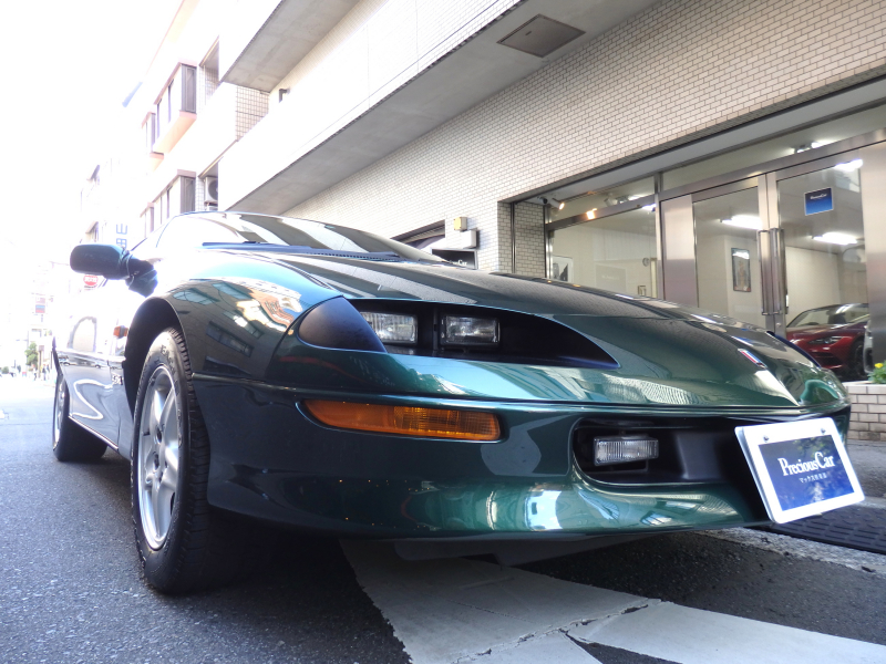 シボレー カマロ CAMARO Z28 Coupe 4AT DarkYellowGreen-Metallic BlackRoof Built-inGarage